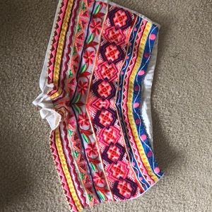 Embroidered shorts